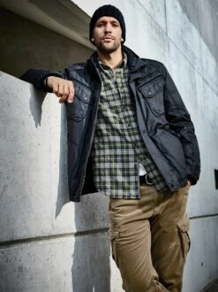 Derbes Flanellhemd -Jacken Verkaufs-Shop EC10 6101 DE 1