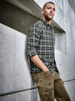 Derbes Flanellhemd -Jacken Verkaufs-Shop EC10 6101 DF 1