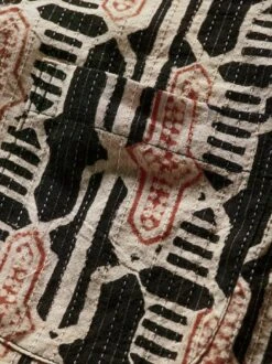 Ajrakh-Kurzarmhemd -Jacken Verkaufs-Shop EC10 7369 DH 1