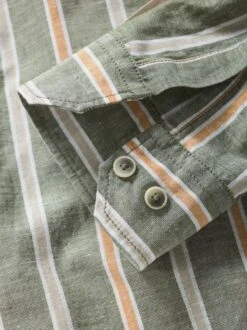 Ausgeglichenes Leinenhemd -Jacken Verkaufs-Shop EC10 7372 DH