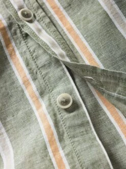 Ausgeglichenes Leinenhemd -Jacken Verkaufs-Shop EC10 7372 DI