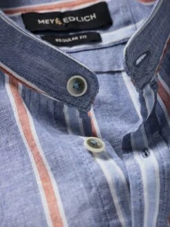 Ausgeglichenes Leinenhemd -Jacken Verkaufs-Shop EC10 7386 DG