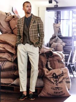 Viel-Flachs-Jeanshemd -Jacken Verkaufs-Shop EC10 7472 DE 1