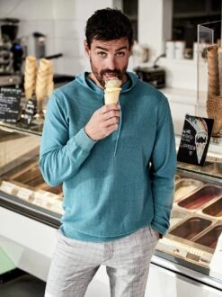 Eisdielen-Hoodie -Jacken Verkaufs-Shop EC23 6414 DF