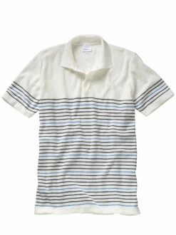 Halbstreifen-Strickpolo 15 Halbstreifen-Strickpolo -Jacken Verkaufs-Shop EC23 6520 FA 1