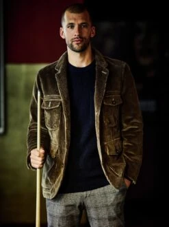 Charakter-Cordjacke -Jacken Verkaufs-Shop EC24 4485 DD