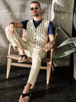 Leinenchino Herringbone -Jacken Verkaufs-Shop EC24 6137 DE 1