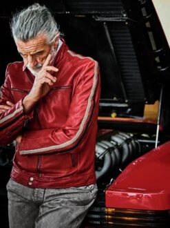 Scuderia-Lederjacke 14 Scuderia-Lederjacke -Jacken Verkaufs-Shop EC24 6303 DE