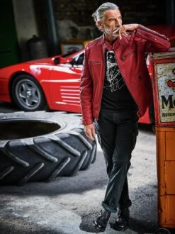 Scuderia-Lederjacke 21 Scuderia-Lederjacke -Jacken Verkaufs-Shop EC24 6303 DF 1