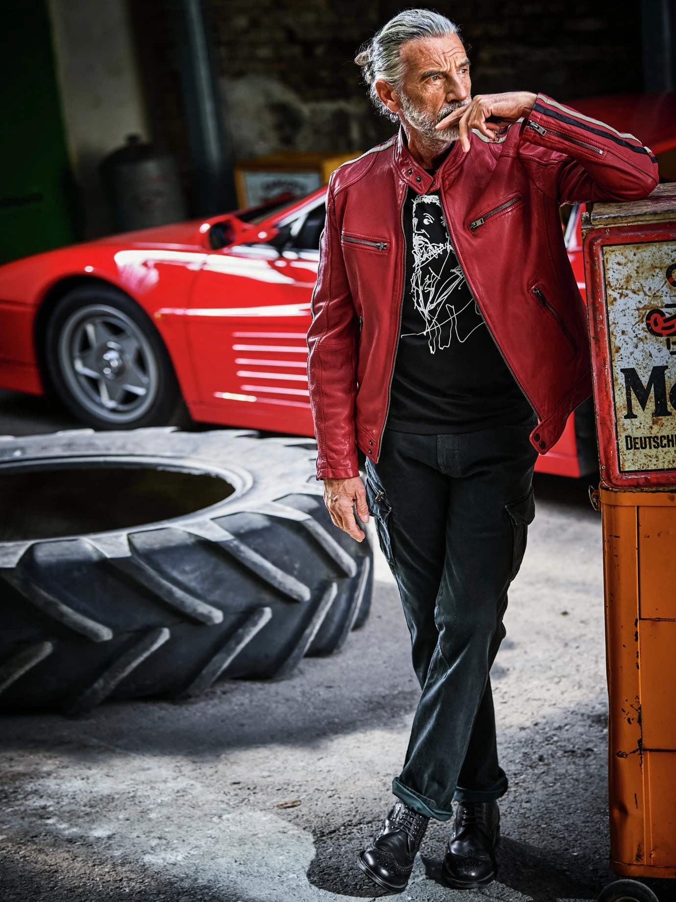 Scuderia-Lederjacke 4 Scuderia-Lederjacke – Bild 4