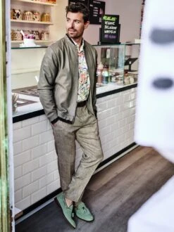 Auf-Messers-Schneide-Blouson -Jacken Verkaufs-Shop EC24 6510 DF