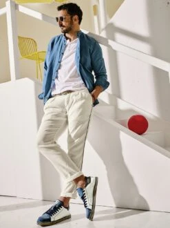 Navigator-Leinenchino -Jacken Verkaufs-Shop EC24 6844 DE 1