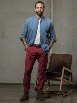 Gefährten-Chino -Jacken Verkaufs-Shop EC24 6859 DF