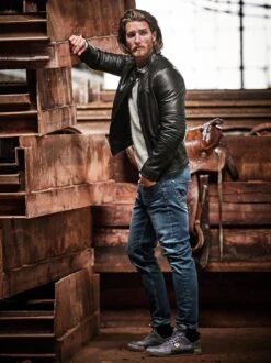 Gedächtnis-T400-Jeans -Jacken Verkaufs-Shop EC24 6895 DE