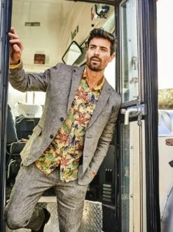 Ibiza-Anzughose Nuss -Jacken Verkaufs-Shop EC24 7347 DD 1