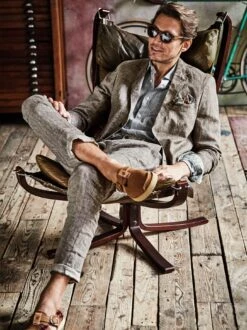 Ibiza-Anzughose Nuss -Jacken Verkaufs-Shop EC24 7347 DF