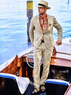 Ibiza-Anzughose Sand 14 Ibiza-Anzughose Sand -Jacken Verkaufs-Shop EC24 7993 DE